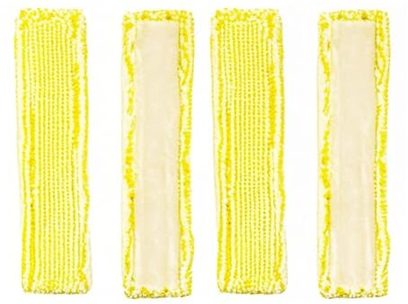 4 Pcs Window Cleaning Pads Compatible with Karcher WV2 WV5 WV6, Replacement Microfiber Pads for Karcher Window Vacuum Cleaner(ONLY for The Spray Bottle with Velcro)