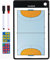 Doppelseitige Magnetische Handball-Taktiktafel – Whiteboard for Trainer mit Markern und Magneten，Doppelseitiges Whiteboard for Taktikanalyse und Spielplanung