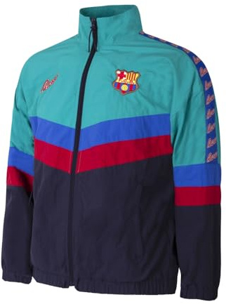 Copa - Chaqueta de entrenamiento - Fútbol - Hombre - Barcelona - Retro - Verde - 100% nailon
