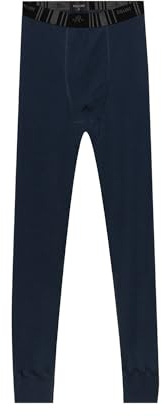 Dilling Herren Merino Long Johns ohne Eingriff 1x1 glatt aus 100% Bio Merinowolle Slim Fit Base Layer atmungsaktiv