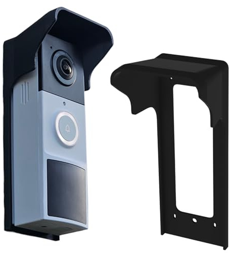 EchoPK Tapo TD21, D210, D225, D235 Doorbell Protective Cover – Outdoor Weatherproof Housing Rain Shield and Sun Visor