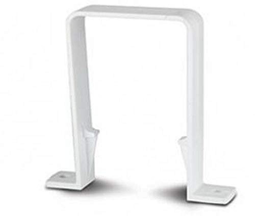 Polypipe RS226 Rainwater Square Downpipe Clip Bracket 65mm White