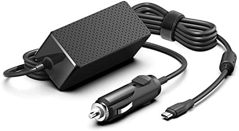 HKY 100W DC 12V-24V USB C KFZ 2,6m Netzteil, Type C Auto Ladegerät Car Charger für Lenovo Thinkpad Thinkbook HP ADP-96AW A Acer Asus Surface pro 9/Book 4 2024 MacBook Air Pro M3 A2992 A3114 A3113