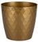 Home Garden Ornaments Large Plant Pots Indoor, Indoor Plant Pot - Decorative Plastic Flower Pots with Glossy Crystal Surface (Diameter: 30cm, Colour: Gold)