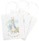 Smiffys Peter Rabbit Classic Tableware Party Bags x6, 17 x 20 cm with Scalloped Top, Official License Partyware for Birthday Celebrations & Themed Events, Perfect for Party favours