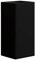 StoneArt Waschtisch Standwaschbecken aus Minealguss Design Gussmarmor Standwaschtisch LZ507 40x40cm schwarz matt
