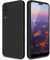 GiiYoon Coque pour Huawei P20 Pro Case en Silicone, Etui de Protection Antichoc Etui Housse Silicone Ultra-Mince avec Couche Intérieure en Fibre et Protection pour Caméra, Noir