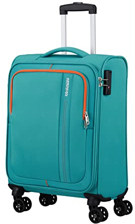 American Tourister Sea Seeker - Spinner S, Handgepäck, 55 cm, 36 L, Grün (Aqua Green)