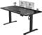 Homall Height Adjustable Electric Standing Desk 140x70cm with USB Charging Sit Stand Desk with Time Reminder Stand up Table 3 Memory Setting Wire Management Tray,Black