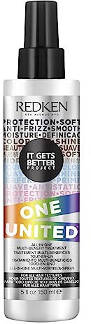 Redken One United Pride Edition, professionelle Behandlung mit 25 Vorteilen, Multi-Nutzen-Spray für alle Haare, 150 ml