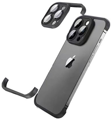 Silicon Bumper Case (Black, iphone 15 pro max)