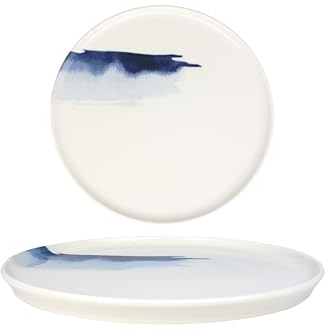 Bonna Speiseteller - Blue Wave - Porzellan - 28 cm - 6er Set