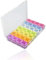 LZYDKH Diamond Painting Aufbewahrungsbox, 28 Compartments Perlenbox Farbe 5D Diamant Painting Aufbewahrung Stickerei Box für Nail Art Strass Schmuck DIY Behälter