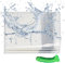 1M x 2M Clear Tarpaulin Waterproof Heavy Duty, Transparent Tarpaulin Sheet Waterproof Tarp Clear Tarp with Eyelets for Home Garden Outdoor Camping Caravan, with 10M Rope