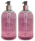 By Deluxe Rose & Rhubarb - Hand Wash | 500mL×2 [TWIN PACK] [Packaging Color May Very]