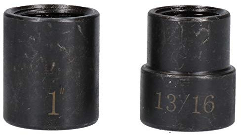 AB Tools 2pc 1/2 Drive Locking Wheel Nut Socket Remover Set (19-26mm)