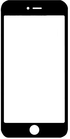 LA TALUS Kit de réparation pour écran tactile compatible avec iPhone 6S 7 8 Plus - Noir