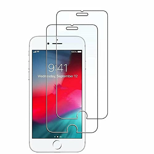 Cracksin [2 Stück] Panzer Schutz Glas kompatibel mit iPhone 8 Displayschutzfolie Nano-Tech 9H [4,7 Zoll] Schutzfolie [kein Glas],100% Fingerabdrucksensor