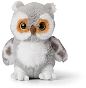 WWF 01097 - Plüschtier Käuzchen, lebensecht gestaltetes Kuscheltier, ca. 15 cm groß, wunderbar weich und kuschelig, Handwäsche möglich