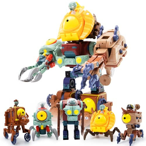 Maikerry 5 en 1 Plants vs. Zombies Action Figure Set Regalo Juego Fan Party Regalos de Cumpleaños Zombie PVZ Juguetes Figuritas para Niños Niñas