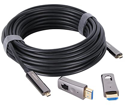 Cavo HDMI 4K 33FT con connettori staccabili, VCOM ad alta velocità 18Gbps HDMI 2.0 intrecciato HDMI con 4K a 60Hz, HDCP 2.2, per laptop, monitor, PS5, PS4, Xbox One, Fire TV, Apple TV e altro ancora