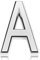 3 Inch Front Door Numbers, 3D Self Adhesive House Numbers Plaques Waterproof Mailbox Signage DIY Chrome Polished Address Numbers Sign for Home Office Hotel Apartment Door Room Wall, Silver (A)