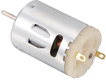 QUARKZMAN DC 12V Permanentmagnet Motor x 1PCS zylindrischer magnetischer Getriebemotor für elektrische Werkzeuge DIY, [Silberton, 58mm]