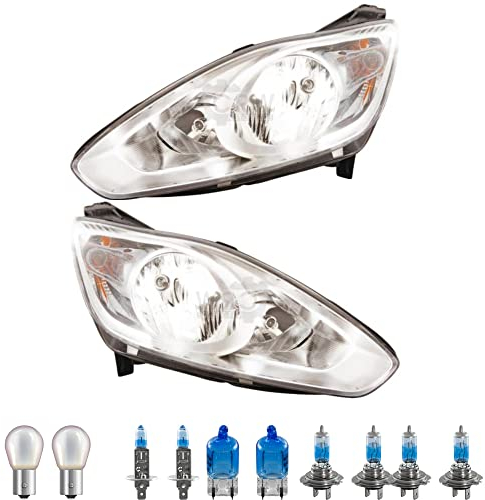 EISENFELS Set 106565090 erstellt mit Scheinwerfer links und rechts + OSRAM COOL BLUE INTENSE H1 H7 Leuchtmittel kompatibel mit C-Max II DXA/CB7