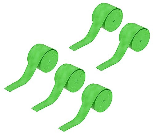 QUARKZMAN 5Stk Trommelstock Klebeband Schlagzeugstab Griffe Trommelstab Wicklung Rutschfest 27mm(1) Breite 1.1m für Trommel Schlagzeug Zubehör Grün