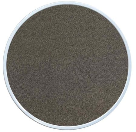 Eco Filzauflage geeignet für Kartell Componibili Container Nachttisch rund Unterlage (Graphite, 30,3cm)