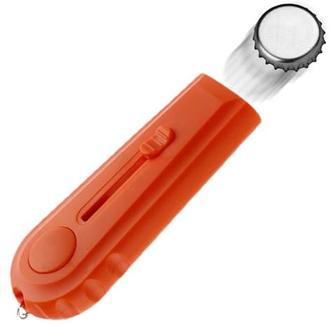 Shooter Bottle Opener, Small Bottle Top Opener, Funny Bottle Cap Flying Bottle Opener for Creative Drinking Game, Family, Bar Drinking