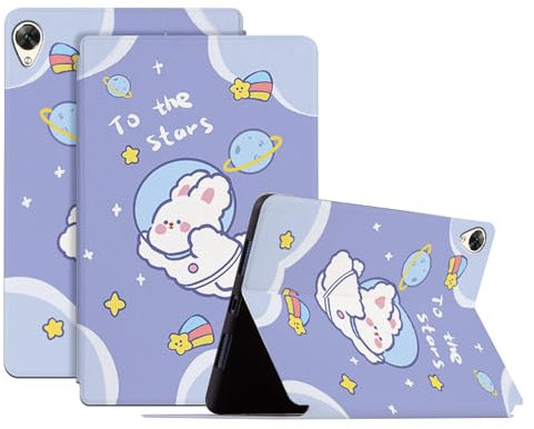 Genérico DayQiQiPu Funda para Huawei MediaPad M6 8,4 Pulgadas Dibujos Animados Patrón PU cuer, Carcasa Tableta Flip de Soporte ultradelgada con Auto Reposo/Activación,02