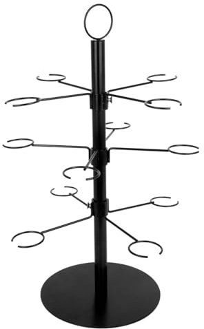 W&H Aperol Tower, Cocktailbaumständer für 12 Gläser, Weinglashalter für Partys und Veranstaltungen, Getränke tower für Wein, Champagner und Cocktails, Geburtstagsgeschenk für Frauen
