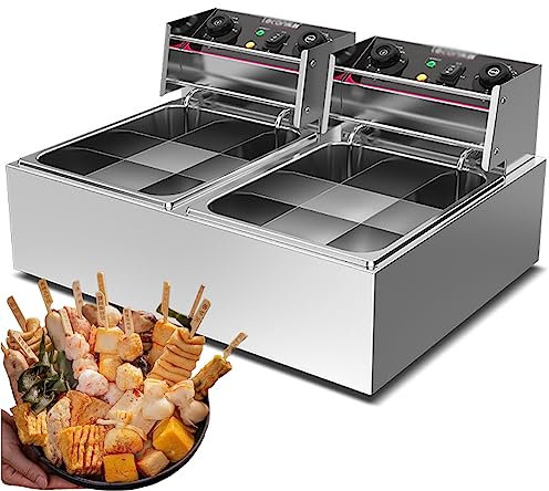 XCSCUK Electric Oden Cooker,9 Holes Meatball Cooking Kanto Cooking Machine,Food Skewer Maker, for Commercial/Household (B)