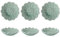6 Stück Dipschalen Set,Keramik Kleine Schüsseln,Keramik Dip Schälchen Sind Langlebig,Dip Schalen Set Für Snackschalen,Snack Schalen,Sojasauce,Sushi,Antipasti,Schlüssel,Schmuck,Deko Schale(Cyan)
