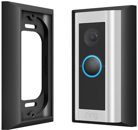 Hidden River Lab Ring Doorbell Mount Genuine Wall Plate for Ring Wired Doorbell PRO (Formerly Ring PRO2) - Premium Adapter Plate - White