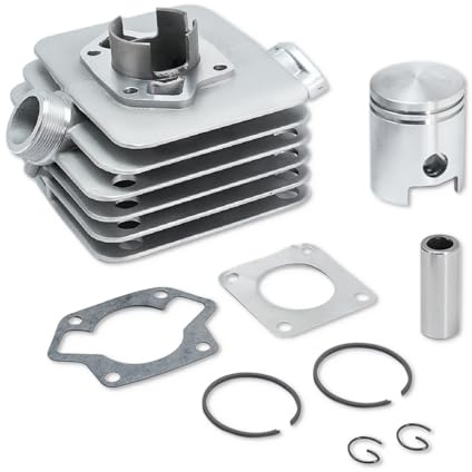 41mm Motor Zylinder Kolben Dichtungsset Big Bore Kit 60cc - Kompatibel mit Simson S51, SR50, KR51 und Schwalbe - Premium Leistungs-Upgrade für 2-Takt Motoren
