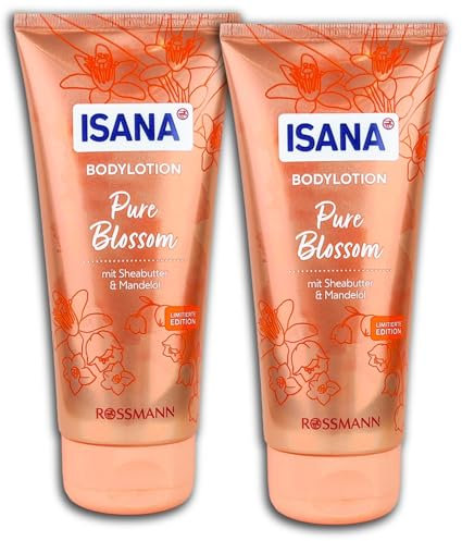 2 er Pack ISANA Bodylotion Pure Blossom 2 x 200 ml