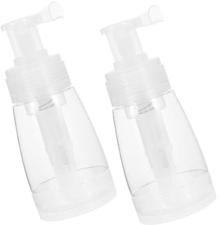 VALICLUD 2pcs Refill Spray Bottle for Powder Container Reusable Powder Applicator Bottle Squeeze Puff Function