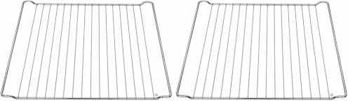 Grille étagère four cuisine compatible avec Whirlpool 446 x 340 mm (Lot de 2)