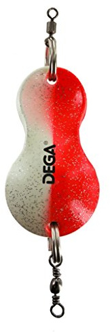 DEGA Buttlöffel ZN 60g rot-luminous