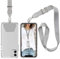 takyu Cell Phone Lanyard Strap Adjustable Neckstrap Universal Compatible with iPhone 8,7 6S iPhone 6S Plus, Google Pixel LG HTC Huawei P10 4.7-5.5 inch Smartphone (Grey)