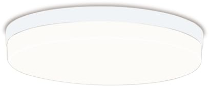 Ouyulong Lámpara de techo LED Redonda, 36W 23cm Amarillo Cálido