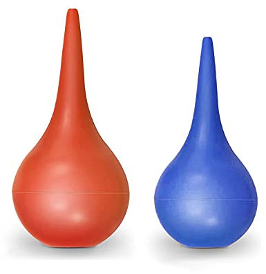 Ear Syringe for Wax Removal, Cleaner Cleaning Ball, Soft & Safe Irrigation for Kids & Adults [75+90ML]