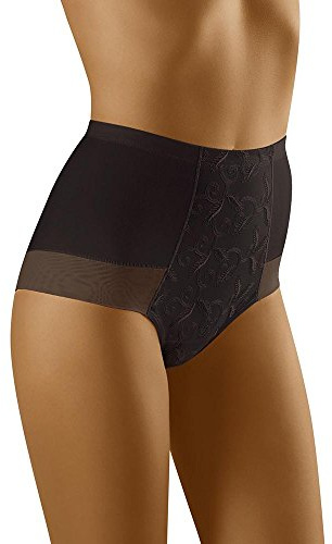 Wolbar Damen Hipster Slip WB181, Schwarz,XL