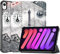 Lobwerk Funda para Apple iPad Mini 6 2021 6ª generación 8.3 Pulgadas Smart Cover Funda con función Atril y función de Encendido y Apagado automático