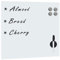 vidaXL Magnettafel Wandmontage Glasmagnettafel Magnetboard Memoboard Wandtafel Glastafel Glasboard Schreibtafel Whiteboard Pinnwand Glas 60x60cm