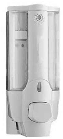 Seifenspender Zur Wandbefestigung, 350 Ml Kunststoff Manuelle Seifenspender | Wandmontage Wandseifenspender Handseifenspender Wandmontage Kommerzieller Seifenspender Für Duschgel Shampoo Seife(Weiß)