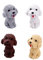 Lipfer 4pcs Kawaii Niedliche Hund Cartoon Radiergummi Gummi Neuheit Für Kinderschule Schülern Büro Briefpapier