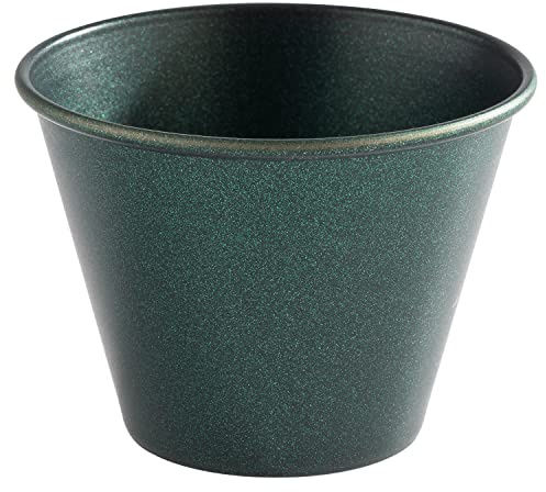 APS 40729 Dipschälchen, 6er-Set, Edelstahl, Ø 6 cm, Höhe 4,5 cm, grün